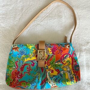 RALPH LAUREN small paisley shoulder bag